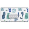 Ninola Design Blue Minimal Strokes Abstract Desk Mat - Deny Designs - 2 of 4