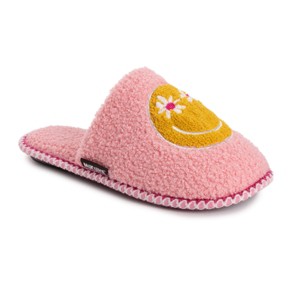 Muk Luks Women's Novelty Punch Needle Scuff, Daisy , S (5-6) - 1 of 4