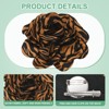 Unique Bargains Alloy Satin Fabric Big Flower Dainty Brooch Pin 1 Pc - 2 of 4