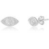 SHINE by Sterling Forever Sterling Silver Starry Eyes Stud Earrings - 3 of 4