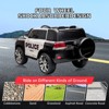 Coucheta 12V Licensed Toyota Land Cruiser Police SUV w/ Remote Control, 2-Seater Kids Ride-On with 2 Motors, 3 Speeds,LED Lights&Music for Boys/Girls - 4 of 4