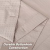 Soft Microfiber Fabric Shower Curtain or Liner with Decorative Embossed Pattern, Water Repellent - 4 of 4