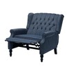 Modern Button-Tufted Accent Chair With High Wingback, Upholstered Chair,Adjustable Recliners Chair,37.75'' x 33.25'' x 42.50''(3.15*2.77*3.54ft) - 3 of 4