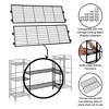 0.75" Set of 2 Extra Storage Shelf Deluxe Metal Extensions - Breighton Home - 4 of 4