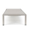 GDFStudio Cape Coral Outdoor Mesh and Aluminum Armless Adjustable Chaise Lounges - 3 of 4