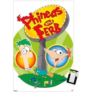 Trends International Disney Phineas and Ferb - Logo Unframed Wall Poster Prints - 1 of 4