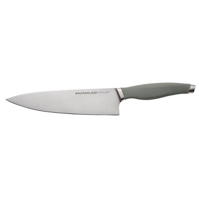 Gray 3-Piece Stainless Steel Chef Knife Set with Sheaths