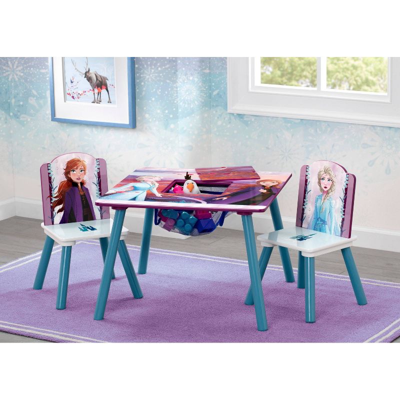 Disney Frozen 2 Kids&#39; Table and Chair Set with Storage - Delta Children, 3 of 9
