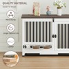 33-Inch Dog Kennel Portable Solid Wood Dog Cage - 3 of 4