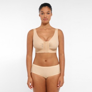 Feelingirl Women's Post Surgery Compression Bra Black S - 1 of 1
