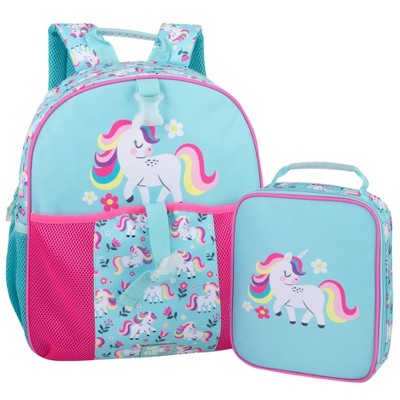 Unicorn backpack and sales lunch bag