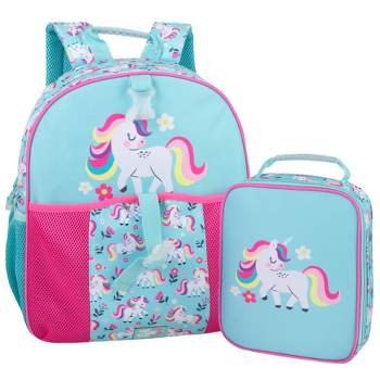 Up We Go 14.5" Backpack with Lunch Bag - Unicorn