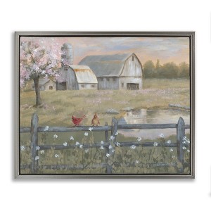 Stupell Industries Blossoming Trees Country Farm, 21" x 17" - 1 of 4