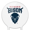 Howard University Bison Primary Logo Acrylic Cake Topper Party Decoration for Wedding Anniversary Birthday Graduation - 3 of 4