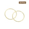 Unique Bargains Carbon Steel Loose Leaf Binder Snap Shower Curtain Rings 20 Pcs - 3 of 4