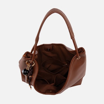 MKF Collection Shoulder Bag with Wallet Set – Eloa Hobo by MKF Collection, Now J’OMOR by Mia - Cognac — фото 5
