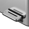 Step Kitchen Trash Can, Dual Classified Compartment Garbage Can, Stainless Steel Rubbish Bin With Soft-Close Lid and Removable Inner Wastebasket - 2 of 4