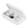 Unique Bargains 3 Grids Single Layer Pill Case 1 Pc - 2 of 4