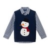 Andy & Evan  Toddler  Snowman Sweater Vest Set - 3 of 4