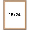 PosterPalooza | Weathered Yellow Picture Frame - UV Acrylic, Foam Board Backing, Hanging Hardware - 2 of 4