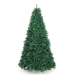 Resenkos 9-Foot Premium Hinged Artificial PVC Christmas Tree with Stand - Green - 1 of 4