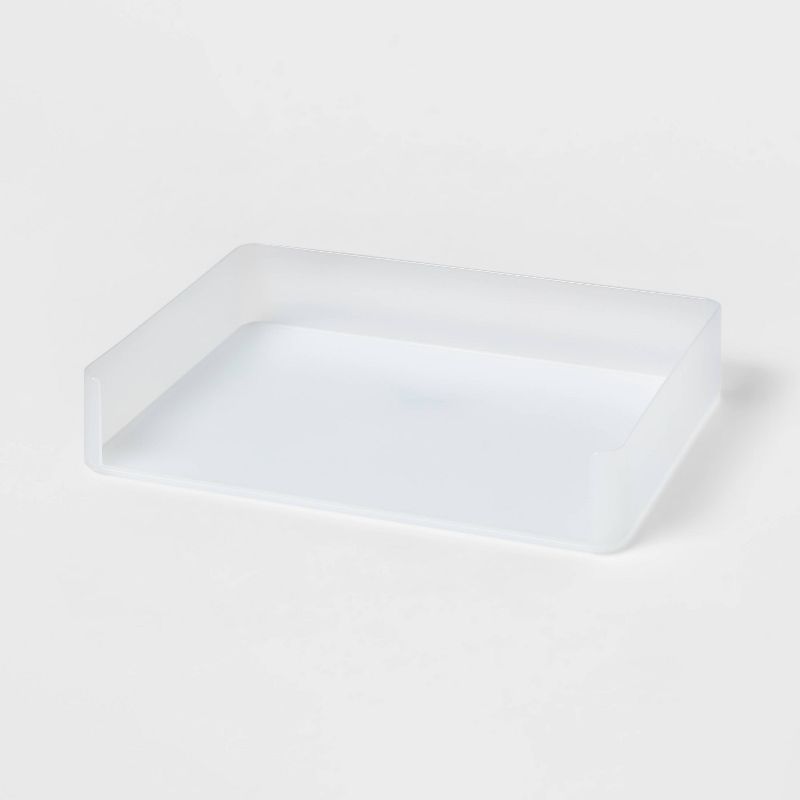 Plastic Stacking Letter Tray Clear - Brightroom&#8482;, 1 of 5