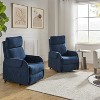Set of 2 Miriam Upholstered Lift Assist Power Recliner Chair for Elderly | Artful Living Design - 2 of 4