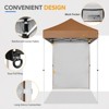 EAGLE PEAK 5x5ft Easy Setup Pop Up Canopy Tent with One Wall - 4 of 4