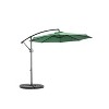 COWLOWN khaki 10ft Offset Patio Umbrella, Cantilever Hanging Market Umbrella with Tilt Adjustment, 8 Sturdy Ribs for Poolside, Backyard, Deck - 4 of 4