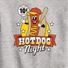 Boys' - Instant Message - Ten Cent Hotdog Night Graphic Long Sleeve Fleece Sweatshirt - 2 of 4