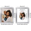 Americanflat 5x7 Picture Frame with Oval Mat Insert and Shatter-Resistant Glass - Signature Collection - 8x10 Picture Frame without Mat - Silver - 2 of 4