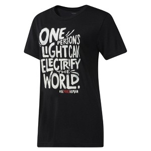 Reebok Womens Electrify The World Graphic T-Shirt - 1 of 1