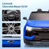 24V Kids Ride On Car, 2-Seater SUV Licensed Chevrolet Blazer Electric Car w/Parent Remote Control, 3 Speeds - 2 of 4