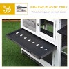 Gulches 37in H x 62in W x 20in D MeadowRun Rabbit Hutch Gray 1 Pack Bunny Guinea Pig Cage Livestock Supplies Product type - 4 of 4