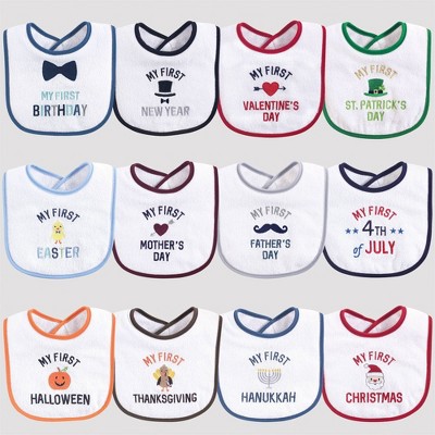 hudson baby holiday bibs