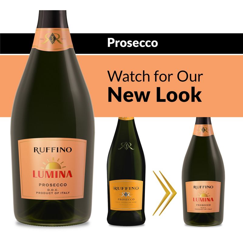 Ruffino Prosecco DOC Italian White Sparkling Wine - 750ml Bottle, 4 of 18