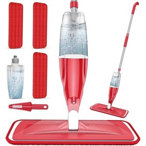 Professional Spray Mop for Floors - Instant Water Mist for Wet Cleaning, 3 Washable Pads, Ideal for Hardwood, Tile, Laminate & Vinyl - 1 of 4