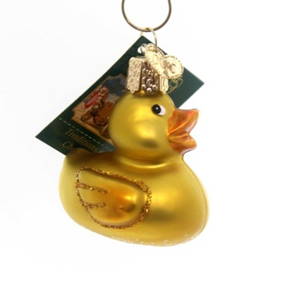 Old World Christmas Rubber Ducky Bath Time Toy Playtime  -  Tree Ornaments