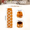 Unique Bargains Aluminum Alloy Anti-Skid BMX Mountain Cycling Fit 3/8 Inch Axles Rear Stunt Bike Pegs 4 Pcs - 2 of 3