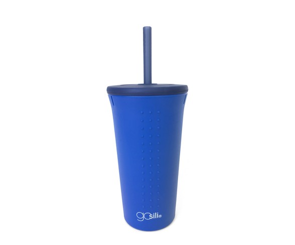 GoSili Silicone Portable Drinkware Tumbler 16oz - Blue