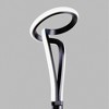 Infibrite 59" 12W Modern Elegance Floor Lamp (Includes LED Light Bulb) Soft White Loop Design Matte Black and Rose Gold: Torchiere Style - 3 of 4