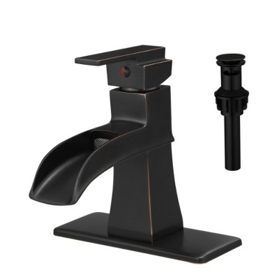 LunaLulinlk Decktop waterfall sink faucet, vanity bathroom mixer tap