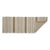 Design Imports Handloomed Slub Stripe - Stone & White - 2 Ft 3 In X 6 Ft - 2 of 4