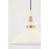 Mitzi Kiki 1 - Light Pendant in  Aged Brass/Cream - 2 of 4