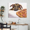 Stupell Industries German Shepherd with Pizza Canvas Art - 3 of 4