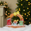 Northlight Glitter Dusted Gingerbread Holy Family Christmas Nativity Decoration - 8" - 4 of 4