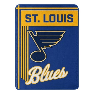 Sweet Home Collection NHL St. Louis Blues 46" x 60" Raschel Throw Blanket - 1 of 4