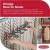 Rubbermaid 34 Inch Heavy Duty Garden Tool and Sports Storage Rack for Sheds - 2 of 4