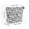 Unique Bargains Women Cartoon Cats Cosmetic Bag Gray White 1 Pc - 2 of 3