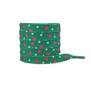 INSPIRE CHIC Christmas Flat Shoe Laces for Adults, Men, Him, Women, Teens, Christmas Decorations Shoestrings 1 Pair - 1 of 4